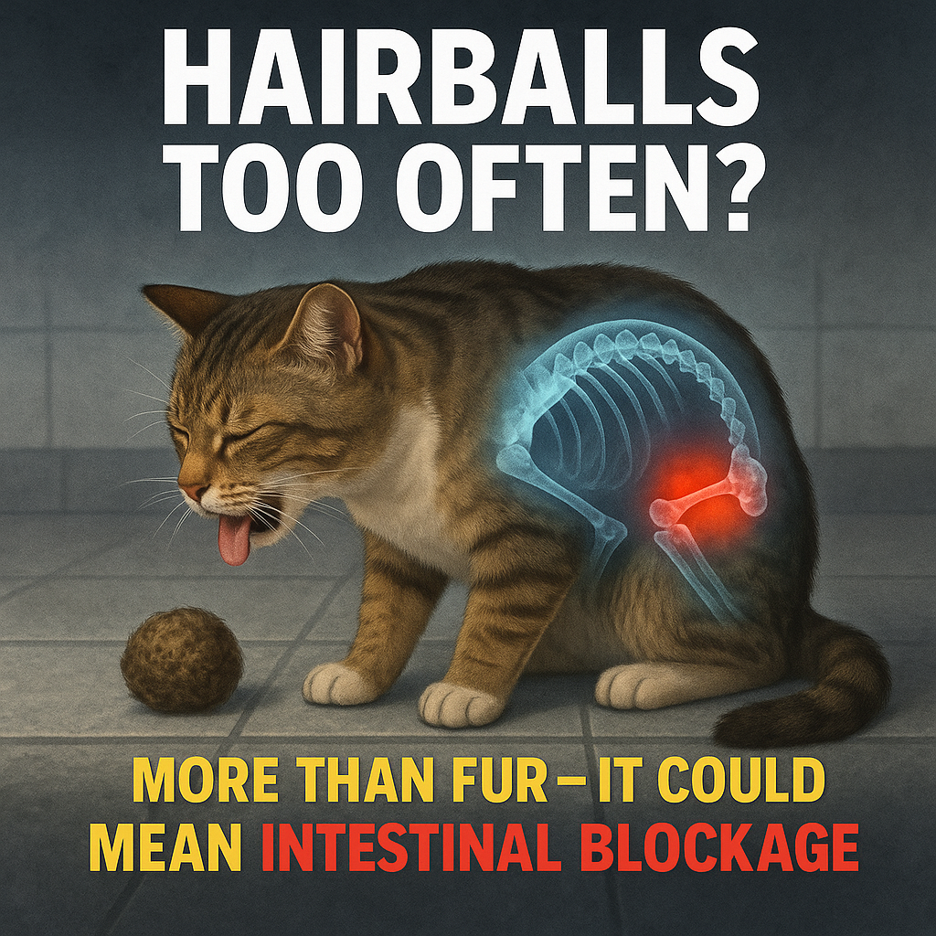 Hairballs Too Often? More Than Fur—it Could Mean Intestinal Blockage
