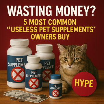 Wasting Money? 5 Most Common “Useless Pet Supplements” Owners Buy