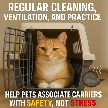 Is Your Pet Carrier Just for Trips? Dust + Fur Build-Up Can Stress Pets Before Travel