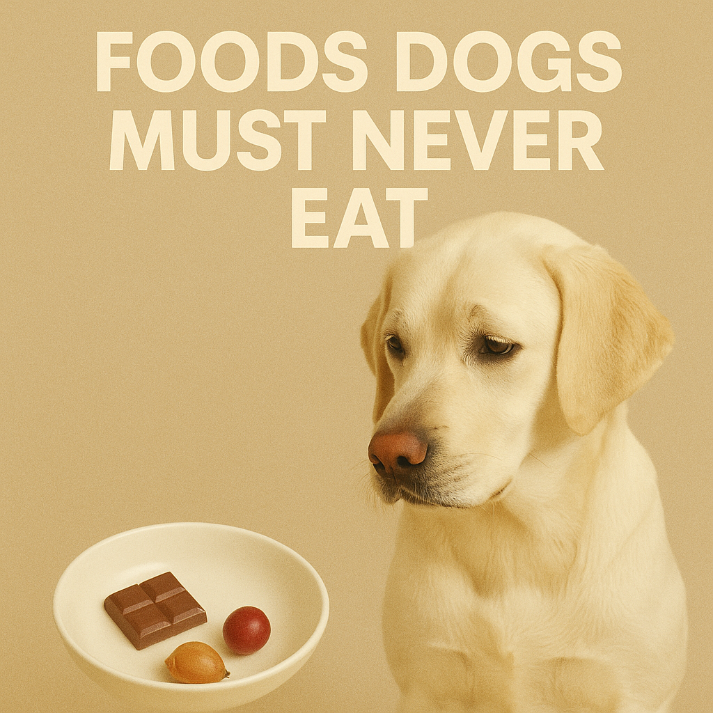Foods Dogs Must Never Eat