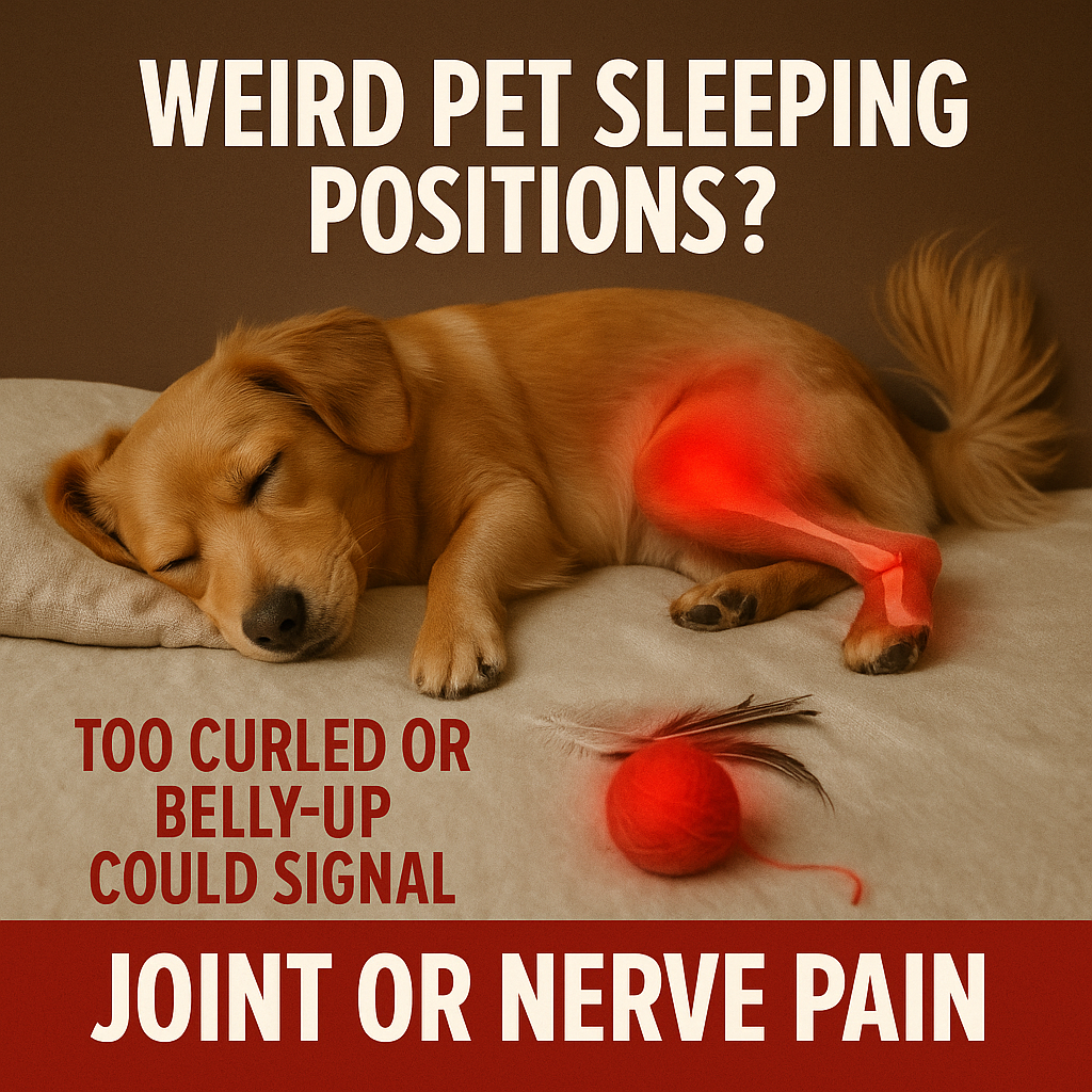 Weird Pet Sleeping Positions? Too Curled or Belly-Up Could Signal Joint or Nerve Pain