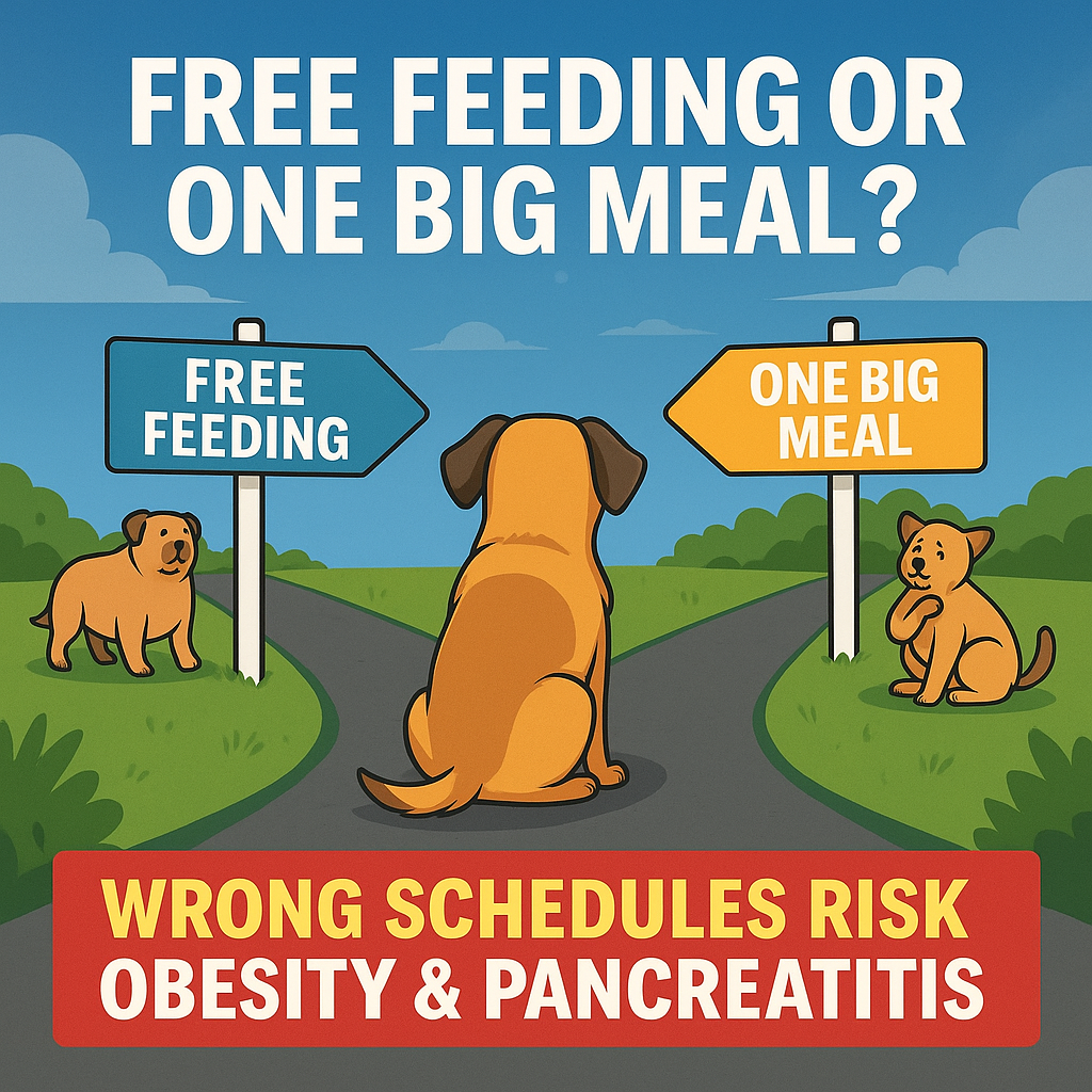Free Feeding or One Big Meal? Wrong Schedules Risk Obesity & Pancreatitis
