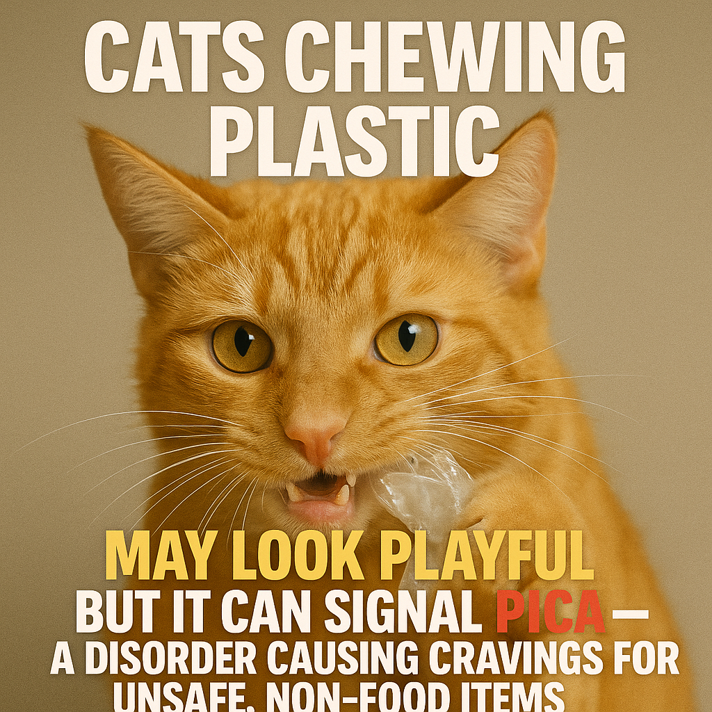 Does Your Cat Chew Plastic Bags? It Could Be Pica and Risk of Intestinal Blockage
