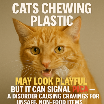 Does Your Cat Chew Plastic Bags? It Could Be Pica and Risk of Intestinal Blockage