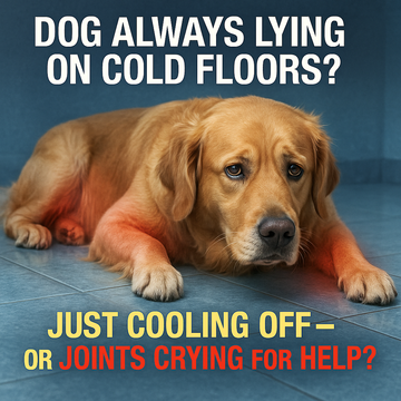 Dog Always Lying on Cold Floors?Just Cooling Off—or Joints Crying for Help?