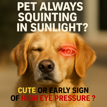 Pet Always Squinting in Sunlight? Cute or Early Sign of High Eye Pressure?