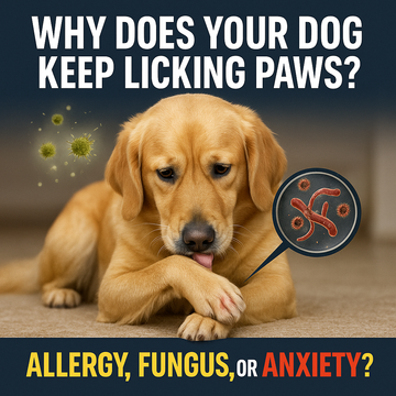Why Does Your Dog Keep Licking Paws? Allergy, Fungus, or Anxiety?