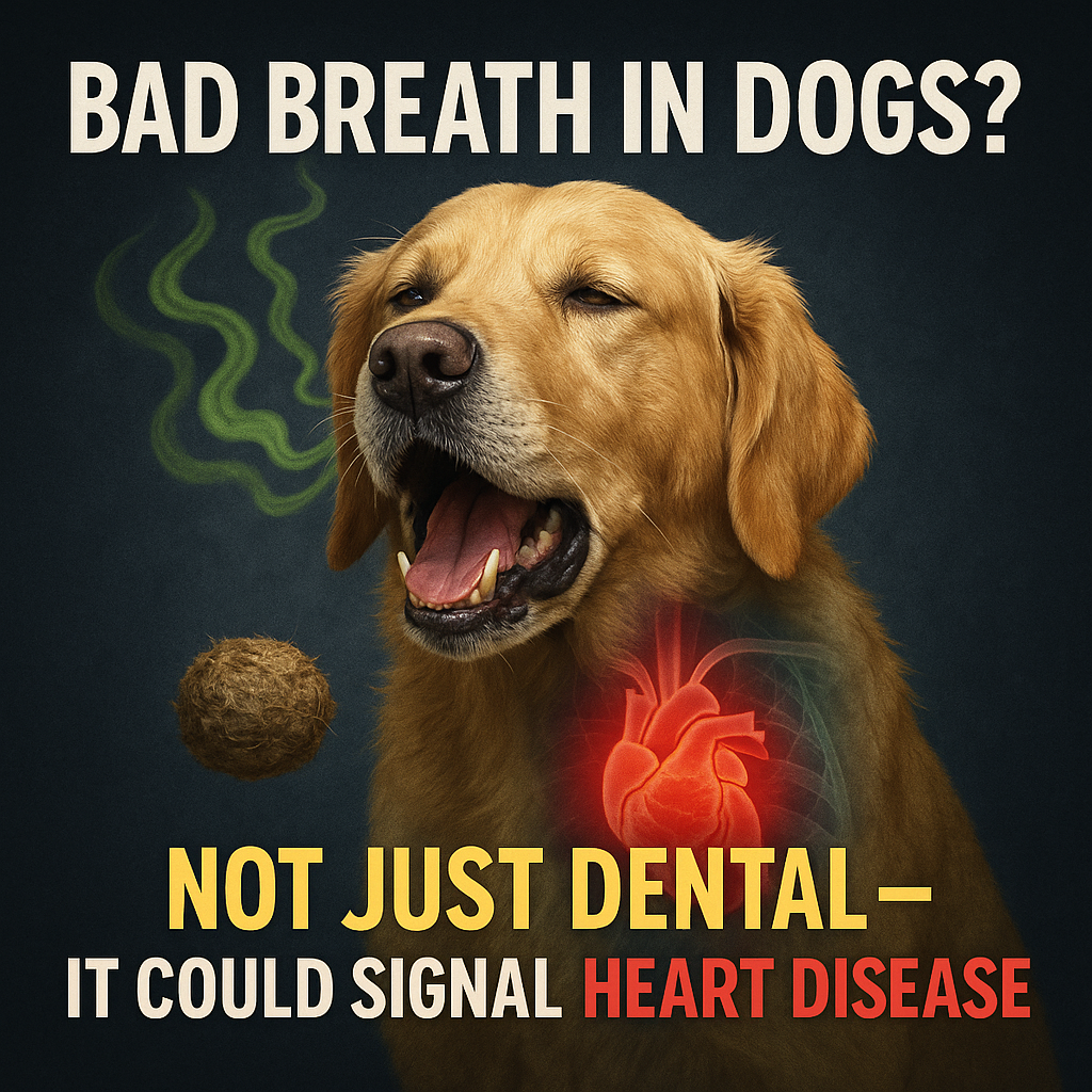 Bad Breath in Dogs? Not Just Dental—It Could Signal Heart Disease