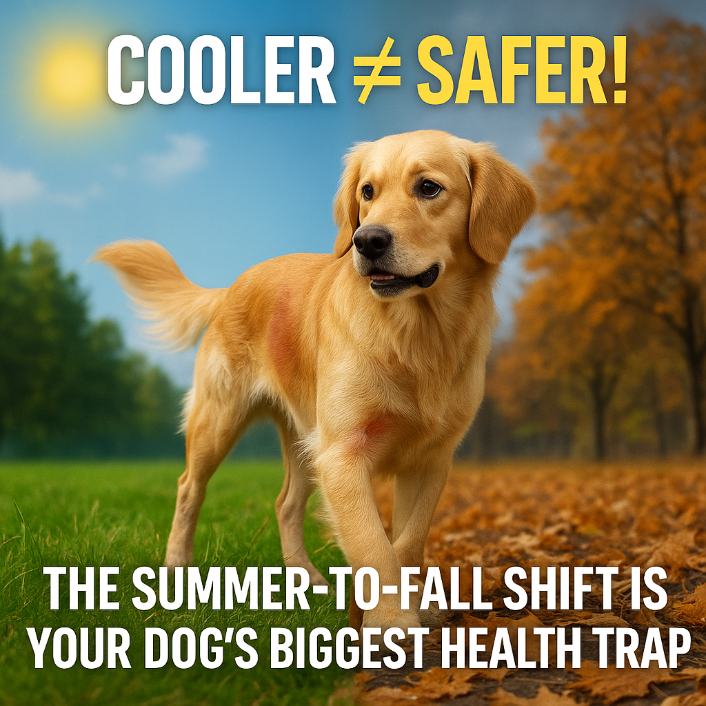 Cooler ≠ Safer! The Summer-to-Fall Shift Is Your Dog’s Biggest Health Trap