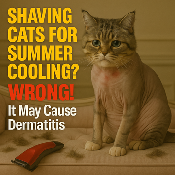 Shaving Cats for Summer Cooling? Wrong! It May Cause Dermatitis