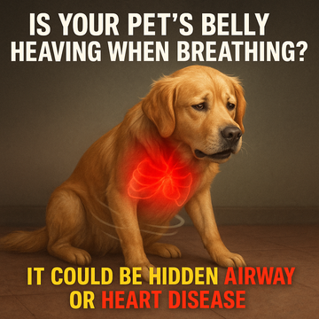 Is Your Pet’s Belly Heaving When Breathing? It Could Be Hidden Airway or Heart Disease