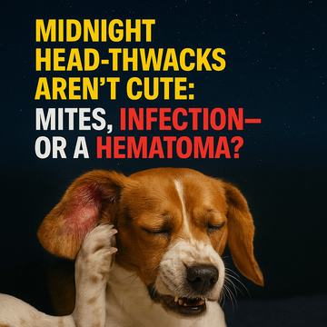 Midnight Head-Thwacks Aren’t Cute: Mites, Infection—or a Hematoma?
