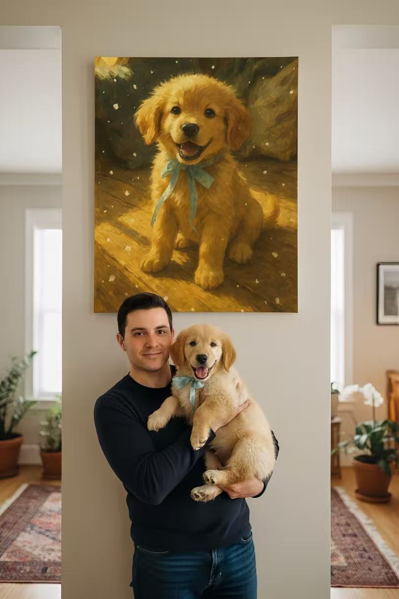 Custom Pet Portraits : From Photo to “Cuties” Art