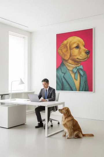 Custom Pet Portraits : From Photo to “Petaverse” Art